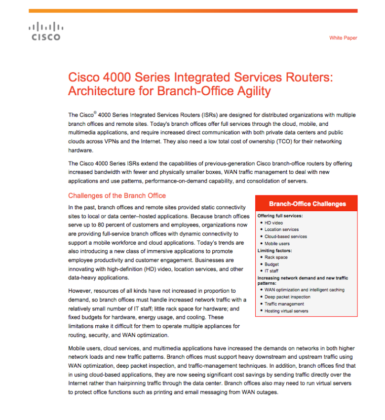 Cisco white paper